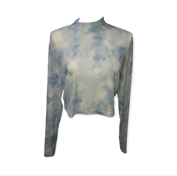 Tie Dye Mesh Crop Top - Picture 4 of 4